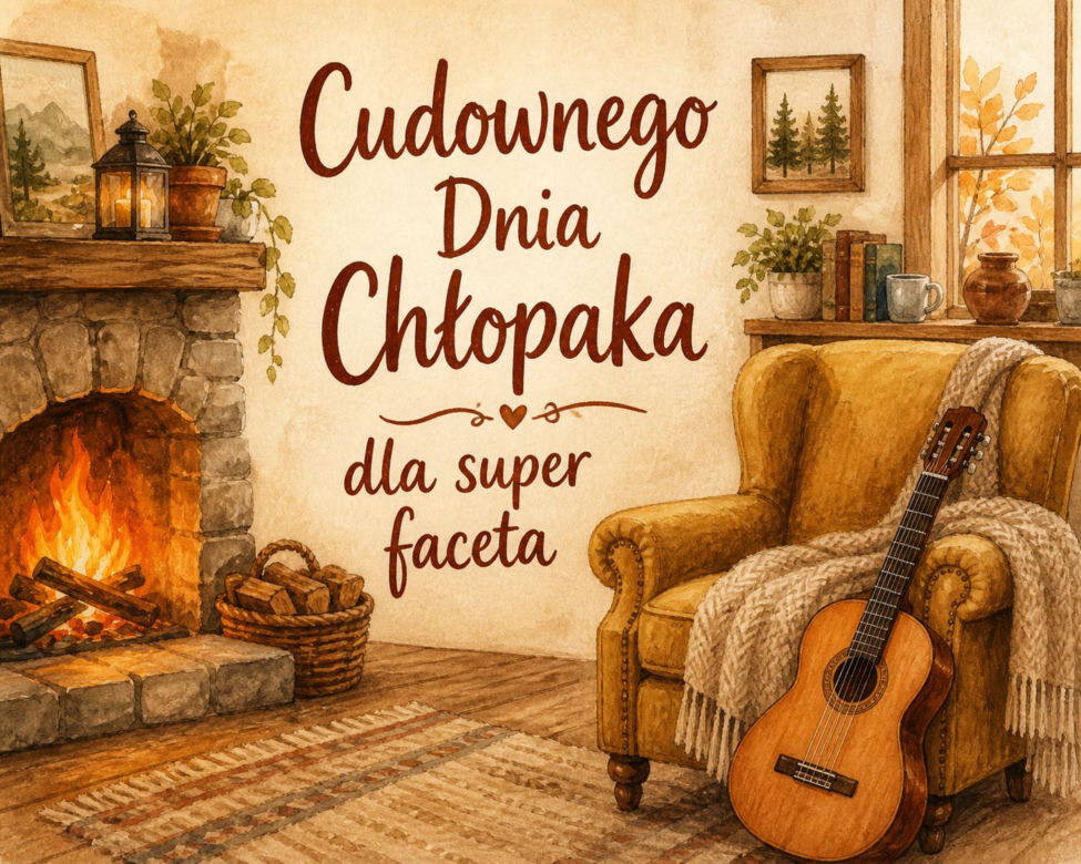 Kartka z życzeniami na Dzień Chłopaka