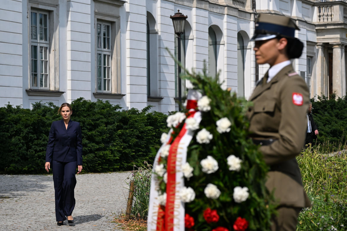 Marta Nawrocka w hołdzie Bohaterkom Powstania Warszawskiego