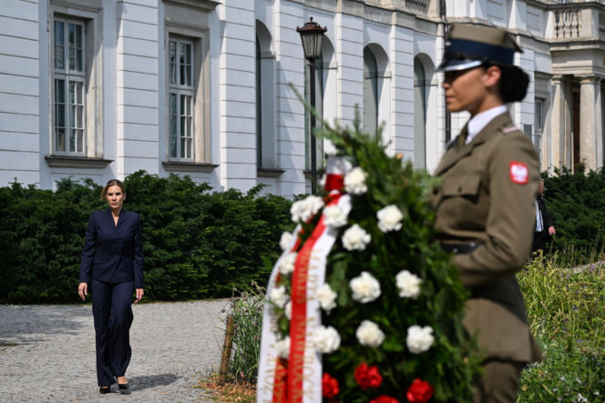 Marta Nawrocka w hołdzie Bohaterkom Powstania Warszawskiego