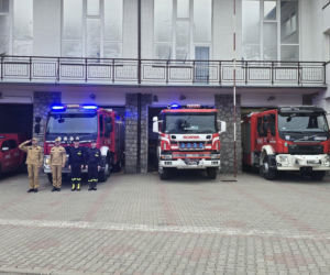 Hołd dla druha z OSP Trąbki