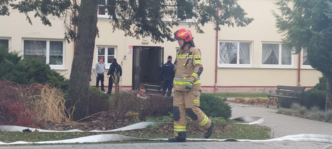 Próbna ewakuacja w zamojskim "rolniczaku"