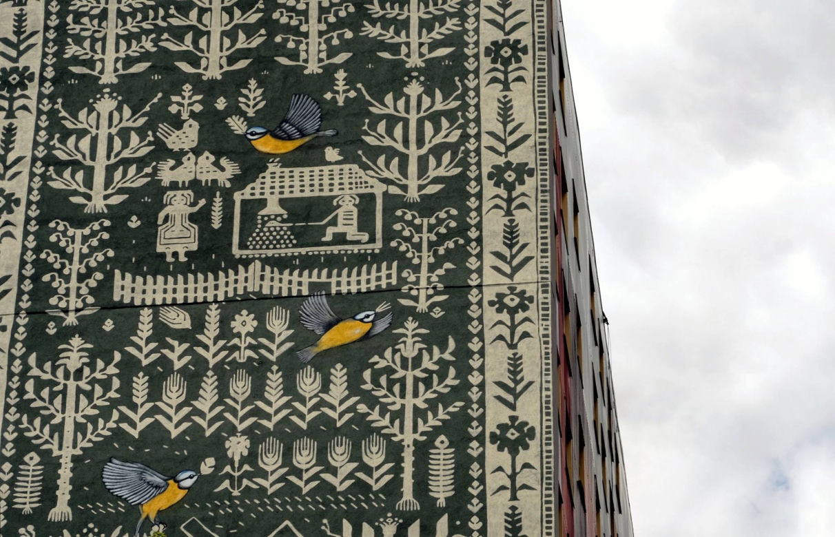 Mural przy Radzymińskiej