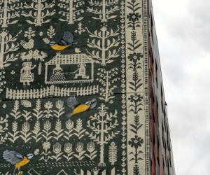 Mural przy Radzymińskiej