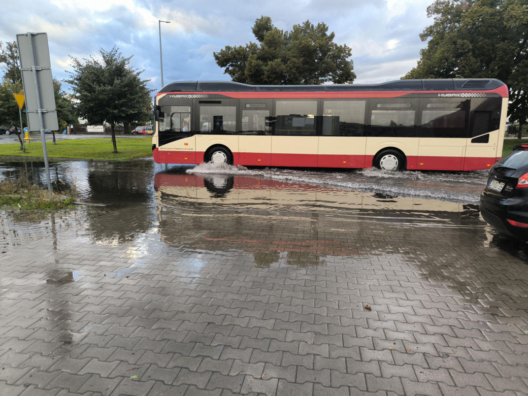 Gronowo po ulewie