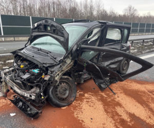 Koszmar na autostradzie A4! Kobieta straciła panowanie nad autem, dziecko trafiło do szpitala