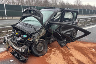 Koszmar na autostradzie A4! Kobieta straciła panowanie nad autem, dziecko trafiło do szpitala
