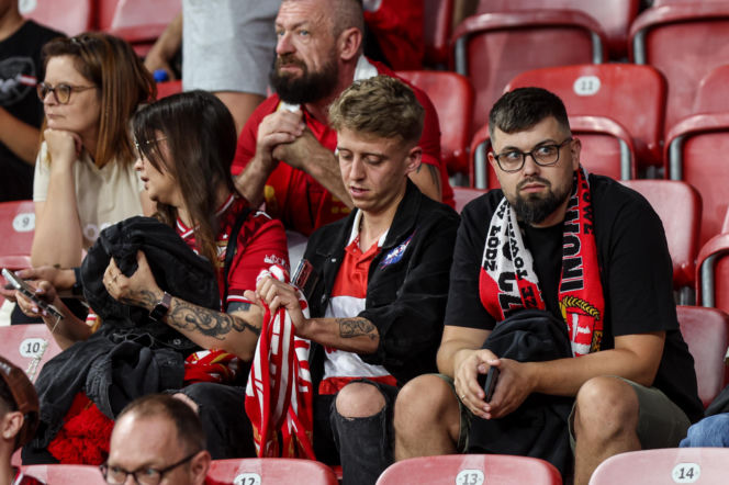 Widzew Łódź - Lech Poznań: Zdjęcia kibiców z meczu 6. kolejki PKO BP Ekstraklasy
