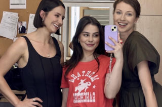 M jak miłość. Natalka (Dominika Suchecka), Agnes (Amanda Mincewicz), Basia (Karina Woźniak)