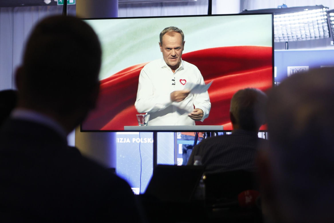 Warszawa, debata wyborcza TVP