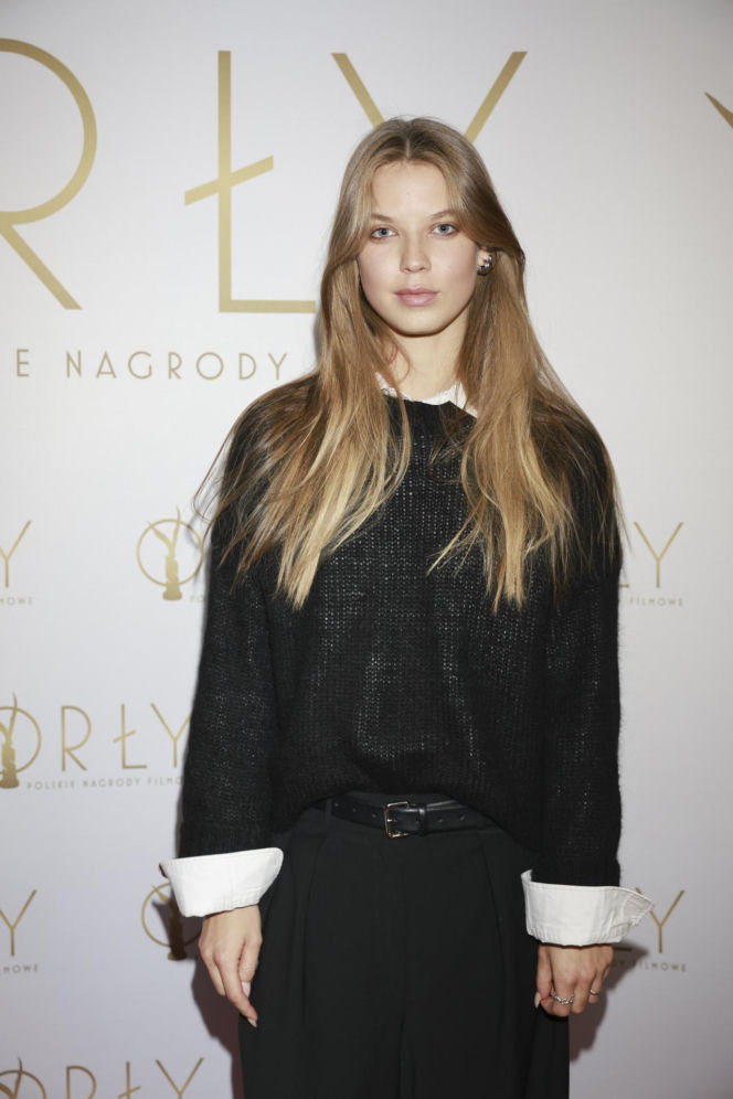 Iga Lis na pokazie filmu "Bałtyk"