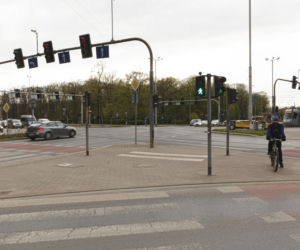 Remont skrzyżowania ul. Milenijnej i Popowickiej we Wrocławiu 
