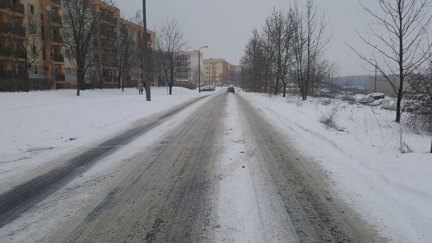 W Bydgoszczy znów prószy śnieg