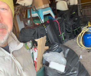 Andrzej Piaseczny i jego wiosenne porządki. Gorzej niż kopanie rowów