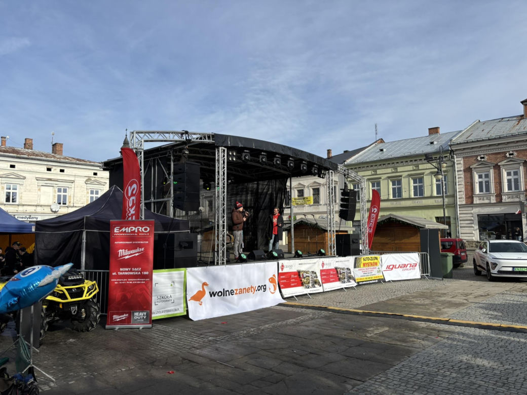Finał WOŚP w Nowym Sączu 