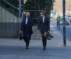 Sandra Kubicka i Aleksander Baron na drugiej rozprawie rozwodowej