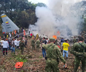 Katastrofa wojskowego samolotu w Kolumbii. Jest wiele ofiar