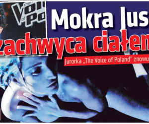 Mokra Jusia zachwyca ciałem