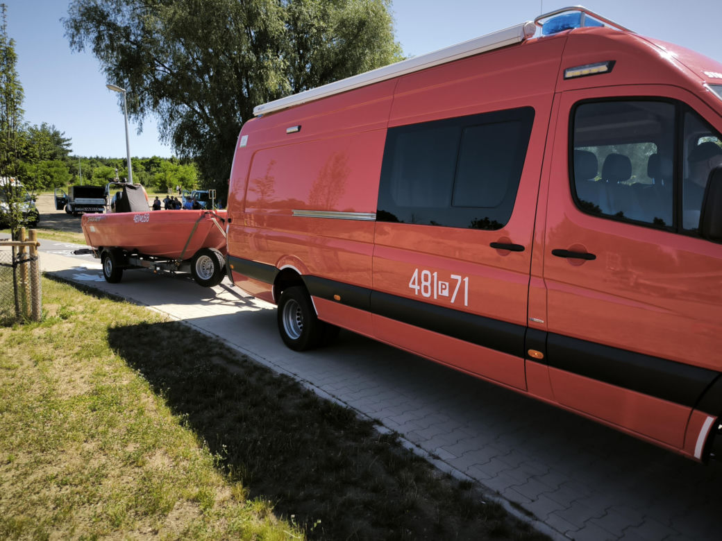 Akcja poszukiwawcza na zbiorniku w Zaborowie