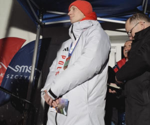 Powitanie Kacpra Tomasiaka w Bystrej 18.02.2026