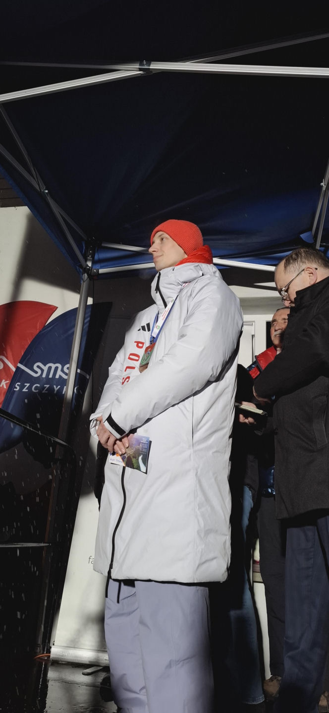 Powitanie Kacpra Tomasiaka w Bystrej 18.02.2026