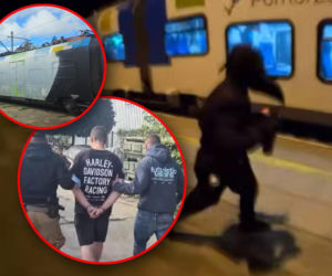 Pseudografficiarze zaatakowali pociąg. Wpadli przez porzuconą kamerę