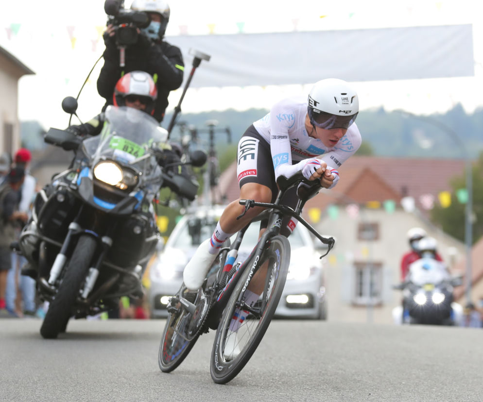 Tadej Pogacar, został liderem Tour de France