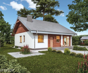 Projekt domu C333p Miarodajny - wariant XV