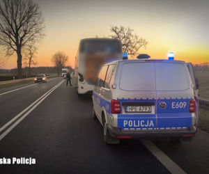 Pijany kierowca autobusu wiózł pasażerów