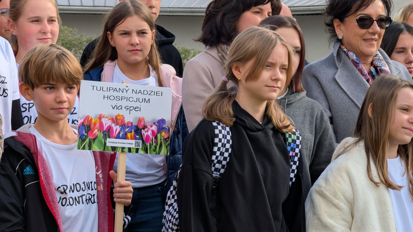 Piąta edycja akcji "Tulipany dla hospicjum Via Spei"