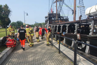 Gdańsk: Zderzenie statków na Motławie! Są poszkodowani. Sternik i mechanik Czarnej Perły pili alkohol [ZDJĘCIA, WIDEO]