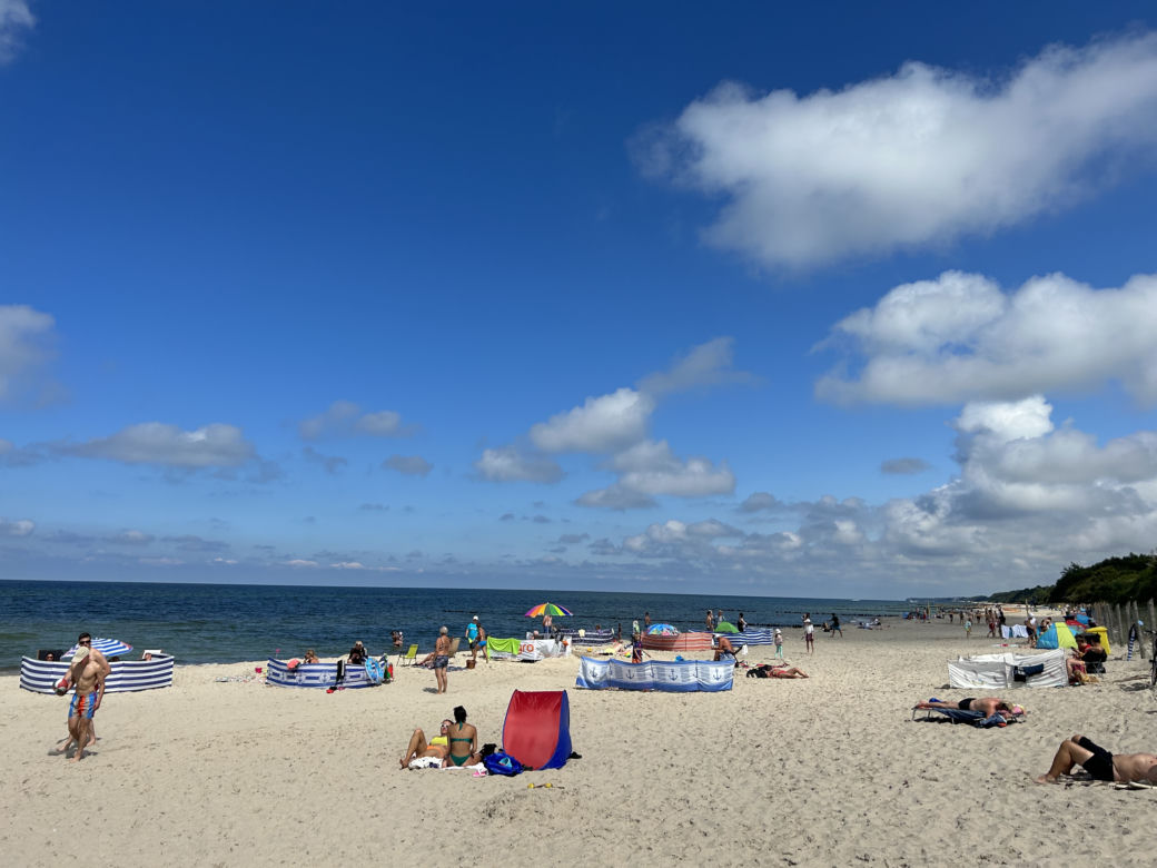 Plaża w Kołobrzegu