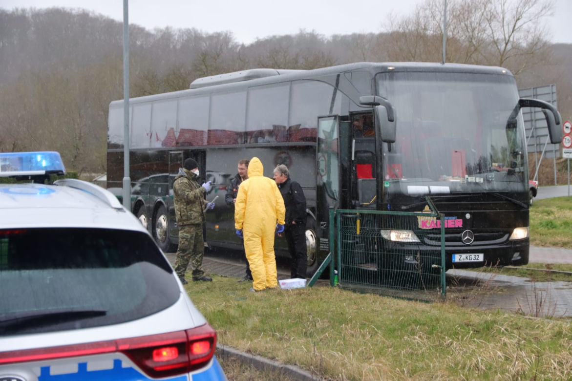 Świnoujście: Niemiecki autokar nie został wpuszczony do Polski