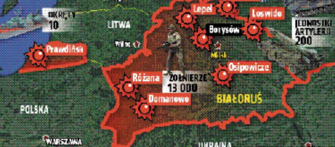 rosyjskie czołgi przy polskiej granicy INFOGRAFIKA