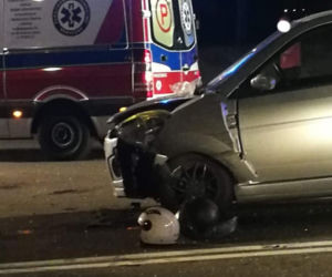 Przejechała przez znak STOP. Cztery osoby zostały poważnie ranne