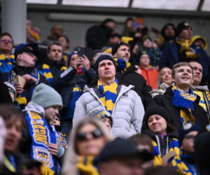 Arka Gdynia - Widzew Łódź: Zdjęcia kibiców i zawodników z meczu 25. kolejki PKO BP Ekstraklasy