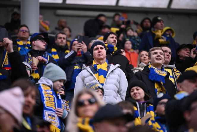 Arka Gdynia - Widzew Łódź: Zdjęcia kibiców i zawodników z meczu 25. kolejki PKO BP Ekstraklasy