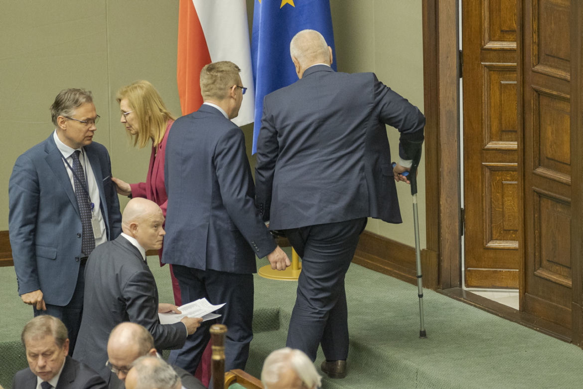 Jacek Sasin o kuli w Sejmie