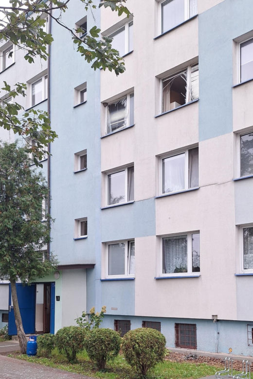 Bielsk Podlaski: Wybuch gazu na ul. Ogrodowej. Ewakuacja i akcja strażaków