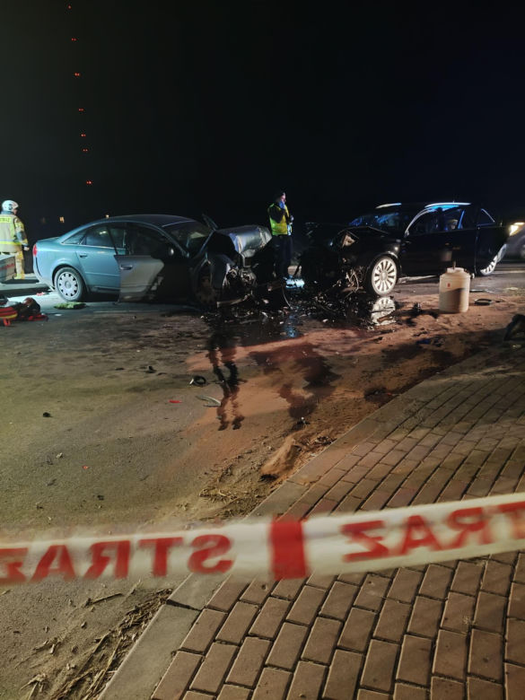 Wypadek w Chotyczach na DW698