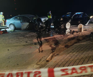 Wypadek w Chotyczach na DW698