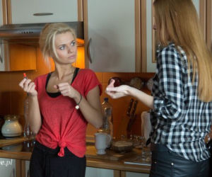 Na dobre i na złe. Agata Woźnicka (Emilia Komarnicka), Wiktoria Consalida (Katarzyna Dąbrowska)