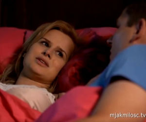M jak miłość. Sonia (Barbara Wypych), Janek (Tomas Kollarik)