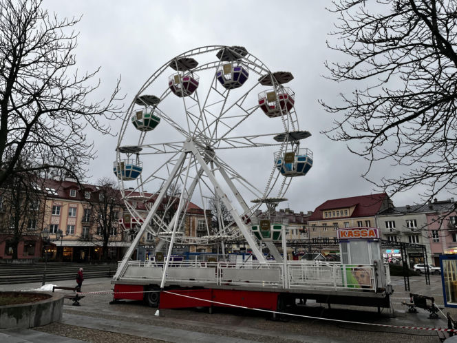 Diabelski młyn na Rynku Kościuszki w Białymstoku