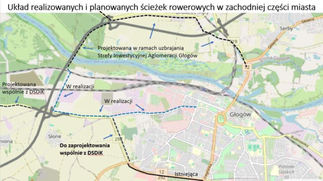 Plany dróg rowerowych