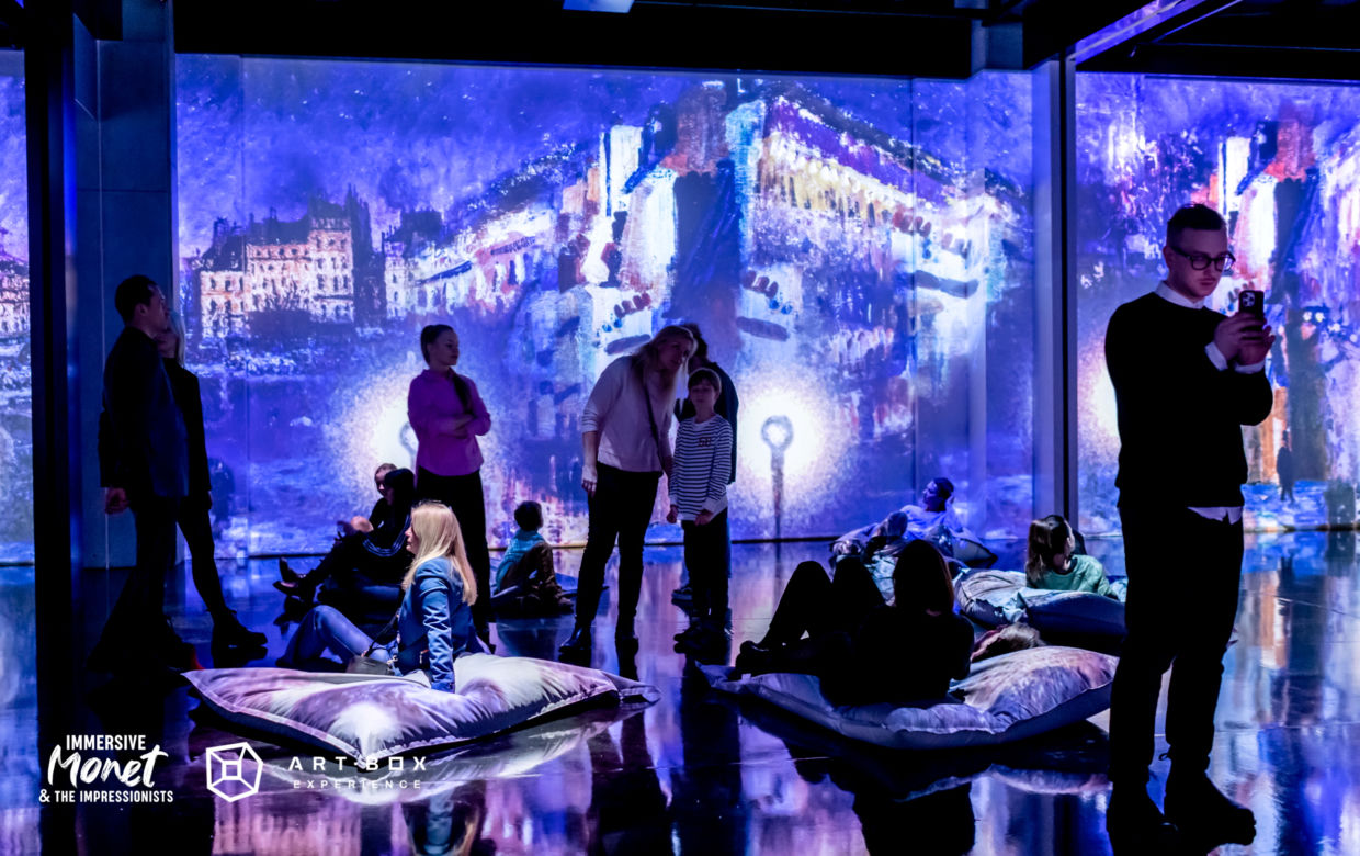 Wystawa Immersive Monet & The Impressionists w Fabryce Norblina
