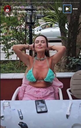 Agnieszka Kotońska na wakacjach