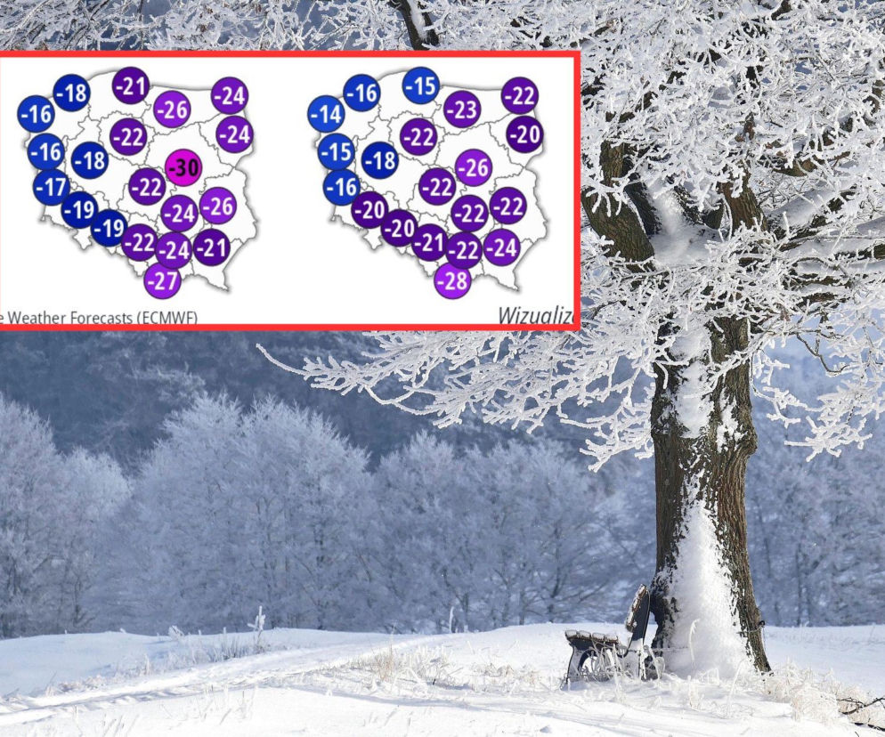 Nadchodzi siarczysty mróz, jakiego w Polsce nie było od lat! Termometry pokażą nawet -30 st. C