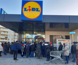 Białystok. Otwarcie nowego Lidla przy ul. Antoniuk Fabryczny