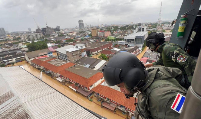 Dramatyczne powodzie w Tajlandii