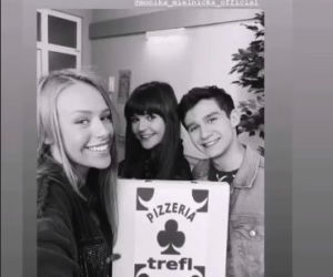 M jak miłość: Lilka (Monika Mielnicka), Mateusz (Krystian Domagała), Ewa (Jowita Chwałek)